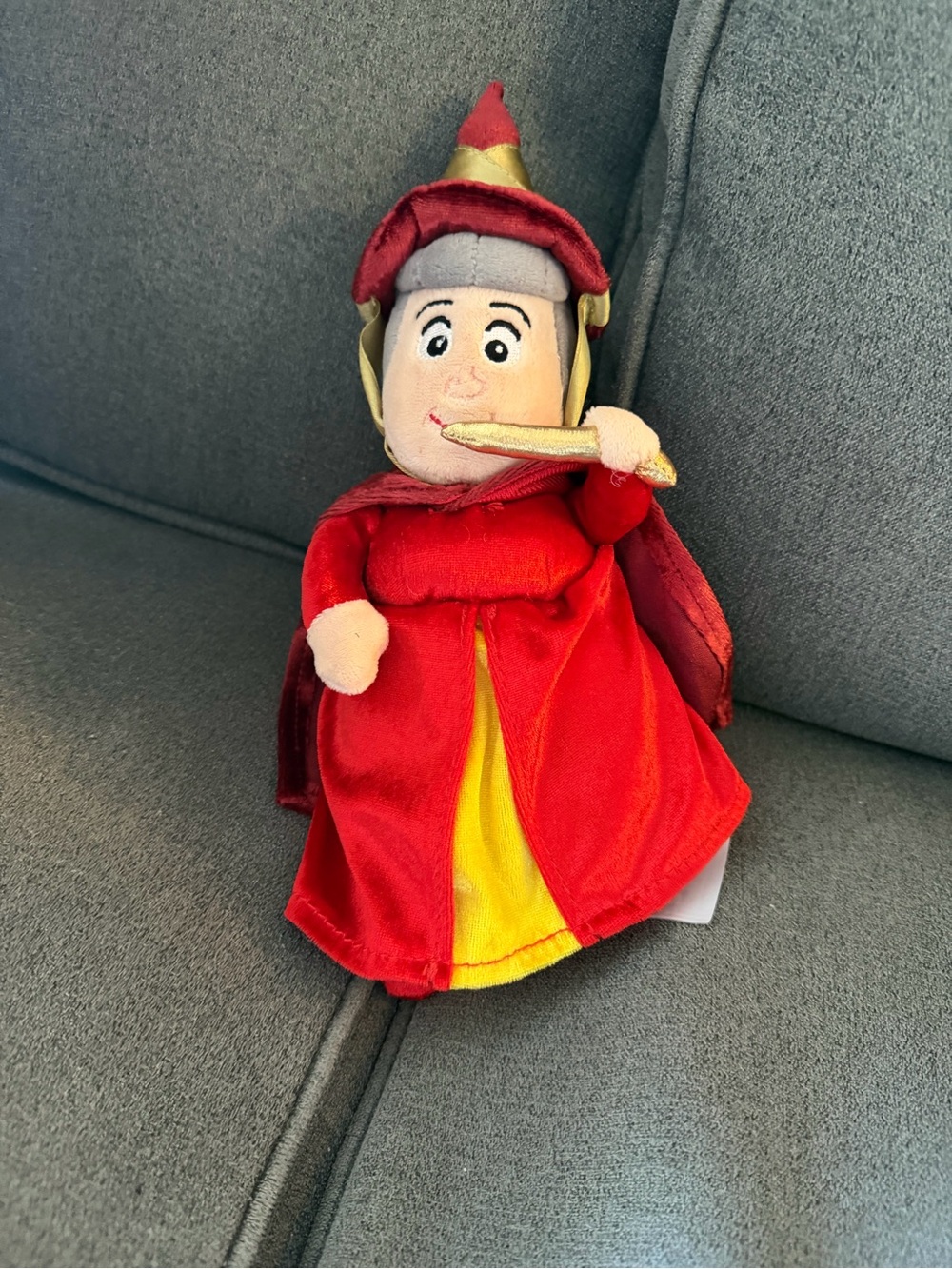 Disney Red and Yellow Queen Plush Puppet - Soft Royal Doll